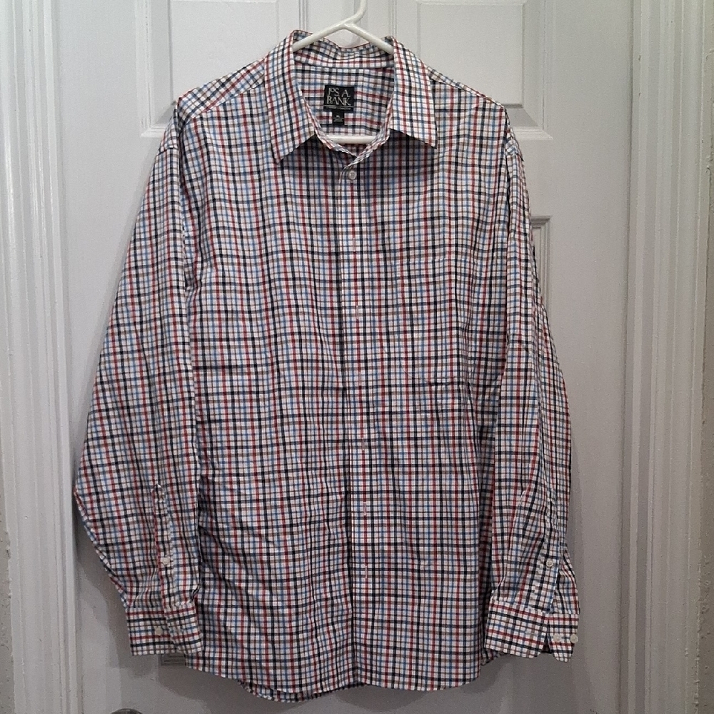 Jos. A. Bank Multicolor Plaid Button-Down Shirt
